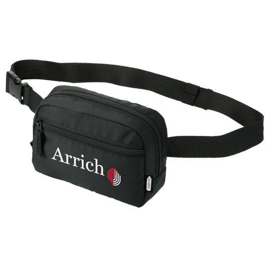 Recycled Sport Bum Bags Branded Angle